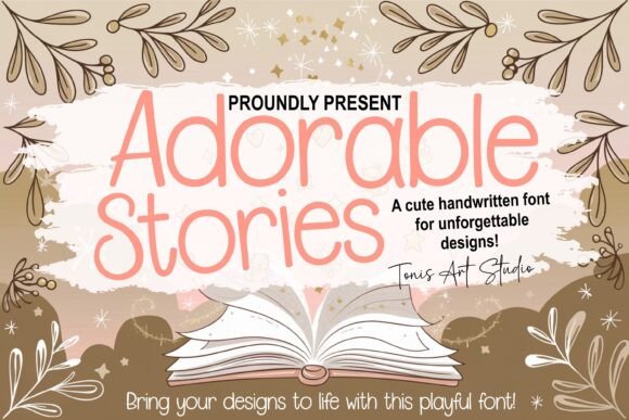 Adorable Stories Font: Whimsy for Editorial Design