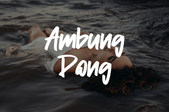 Ambung Dong Font: Elevating Apparel Campaign Visuals