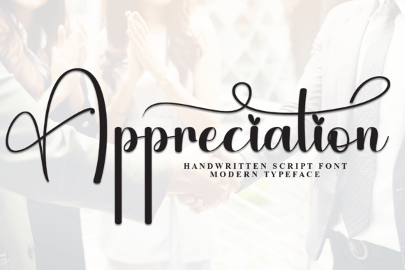 Appreciation Font: Warm Editorial Typography