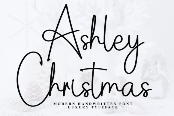 Ashley Christmas Font: Elevating Holiday Campaign Visuals