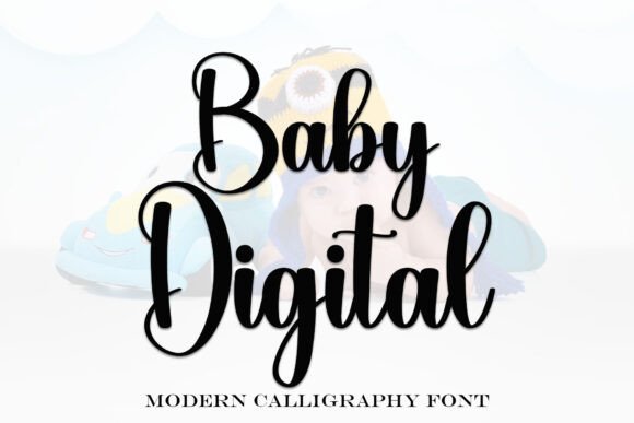 Baby Digital Font Review: Elegant Handwritten Type for Branding