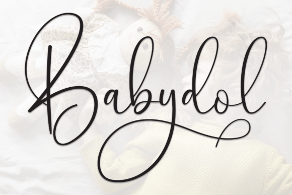 Babydol Font: Elegant Script for Handmade Labels