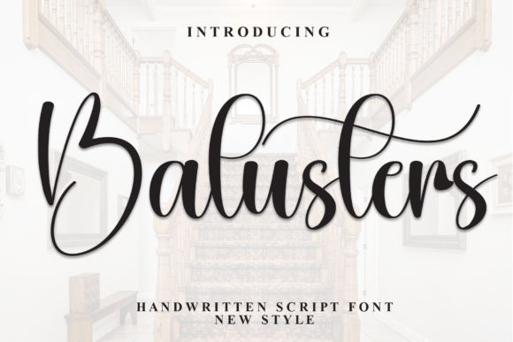 Balusters: A Handwritten Font for Expressive Web Design