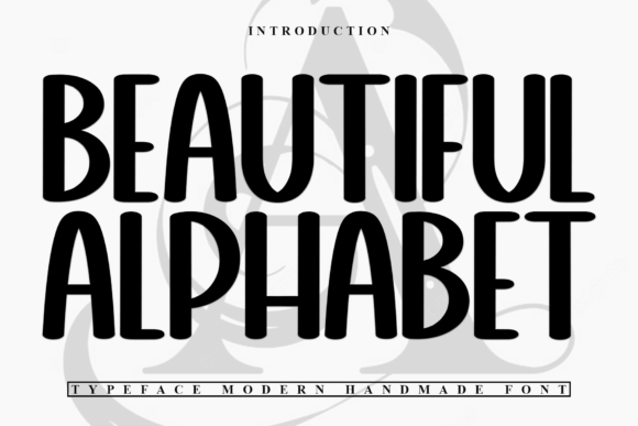 Beautiful Alphabet Font for Editorial Design