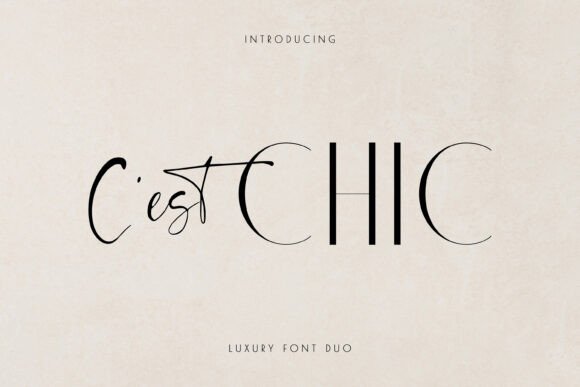 C est Chic Font: Elevating Digital Brand Identity