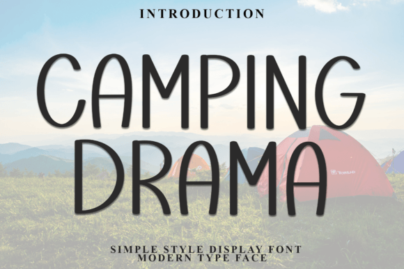 Camping Drama Font: Elevating Small Business Branding