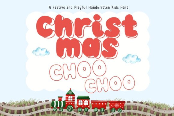 Christmas Choo Choo Font for Festive Business Branding