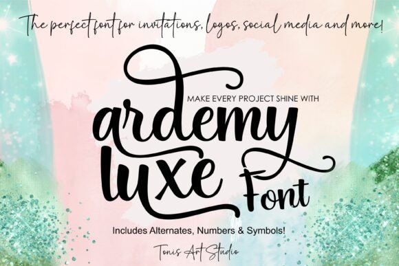 Elevate Your Brand Identity with Ardemy Luxe Font