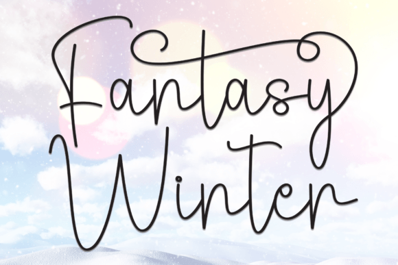 Fantasy Winter Font Review: A Hand-Rendered Display Typeface