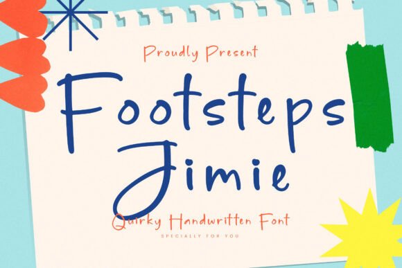 Footsteps Jimie: A Modern Script Font That Elevates Campaign Typography