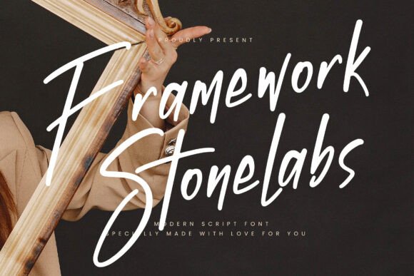 Framework Stonelabs: A Modern Script Font That Elevates Small Business Branding