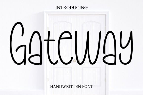 Gateway Font: A Handwritten Typeface for Editorial Design