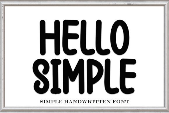 Hello Simple: A Handwritten Font for Impactful Digital Marketing