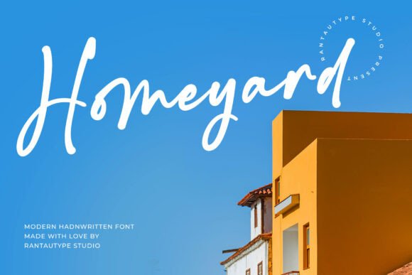 Homeyard: A Modern Handwritten Font for Editorial Style and Substance