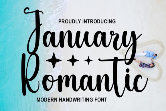 January Romantic Font for Modern Web Design