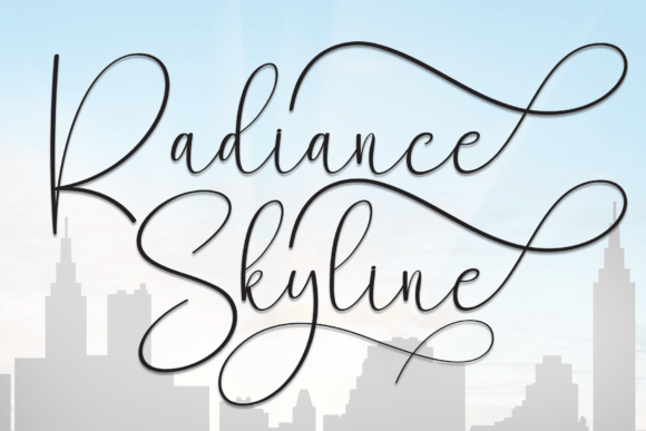 Radiance Skyline Font Review: Elegant Script for Branding