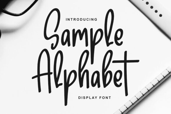 Sample Alphabet Font Review: Whimsy for Brand Identity