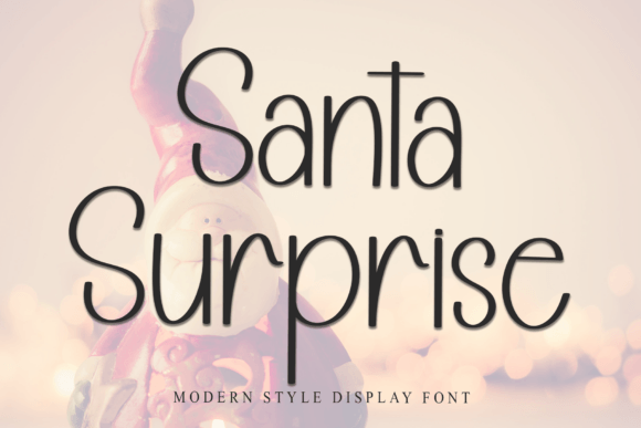 Santa Surprise Font: A Festive Script for Business Branding