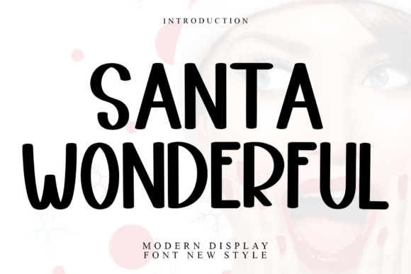 Santa Wonderful Font: Handwritten Charm for Makers