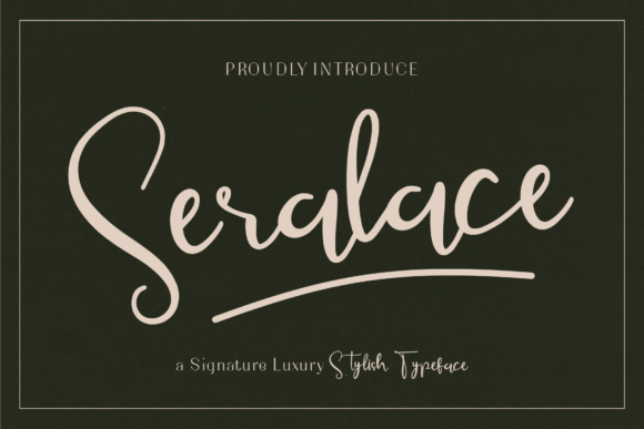 Seralace Font: Elegant Script for Modern Web Design