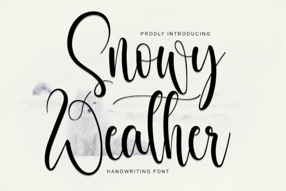 Snowy Weather Font: Elevating Editorial Design