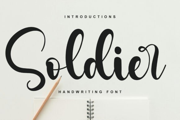 Soldier Font Review: Elegant Script for Campaign Visuals