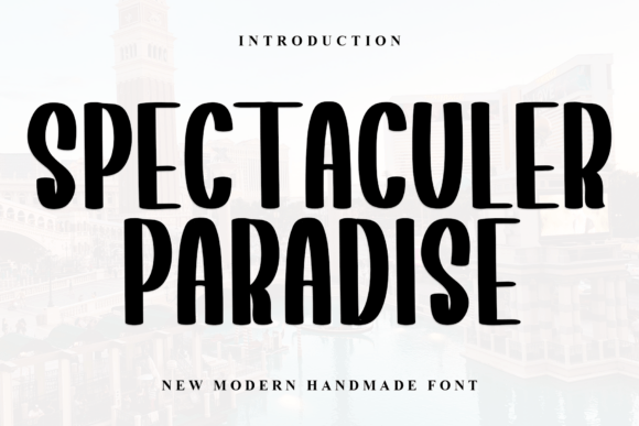 Spectaculer Paradise Font: A Web Designer’s Layout Test