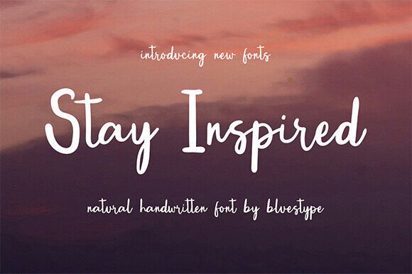 Stay Inspired Font: Elevating Small Business Branding