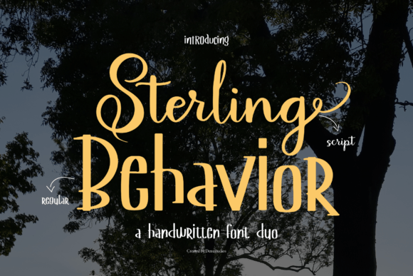 Sterling Behavior Font: Elevate Your Small Business Brand