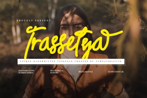 Trassetya Font: Elevating Web Design with Natural Script