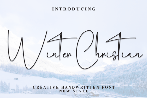 Winter Christian Font for Elegant Web Design
