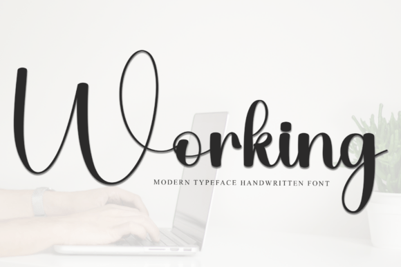 Working Font: Elevating Digital Design with Soft, Expressive Typography
