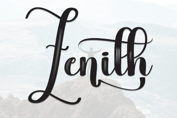 Zenith Font: Whimsical Handwritten Charm for Crafters